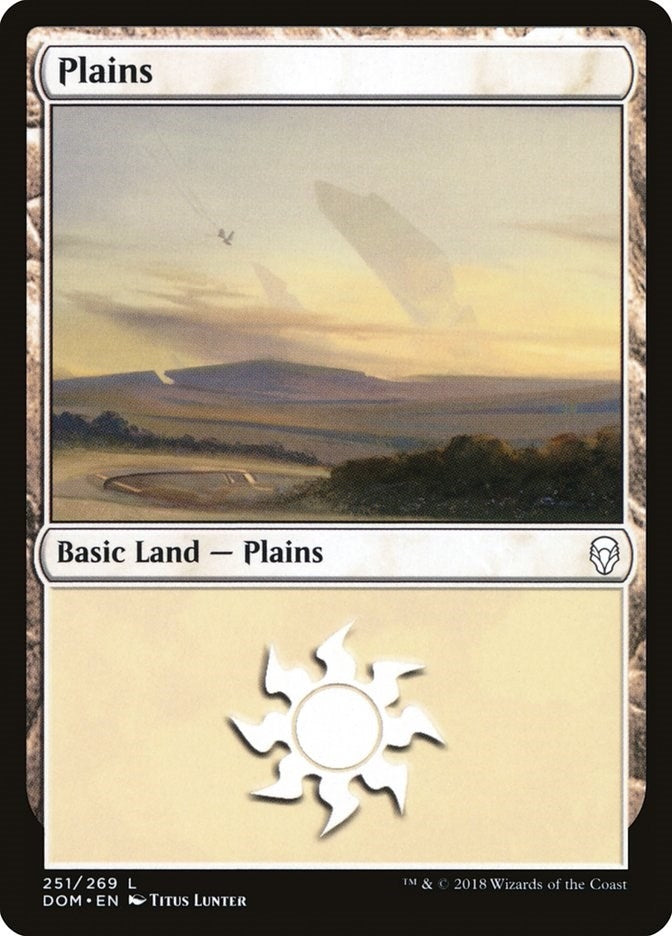 Image for Plains (251) (Dominaria) (251) - Magic: The Gathering