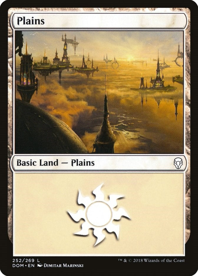 Image for Plains (252) (Dominaria) (252) - Magic: The Gathering