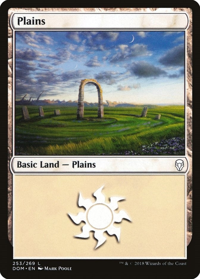 Image for Plains (253) (Dominaria) (253) - Magic: The Gathering