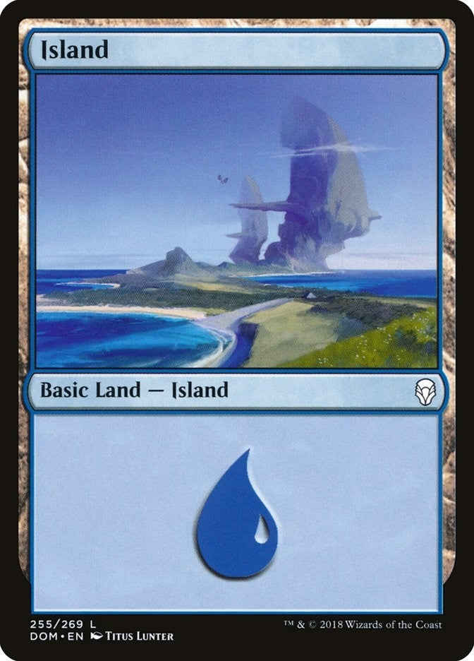 Image for Island (255) (Dominaria) (255) - Magic: The Gathering