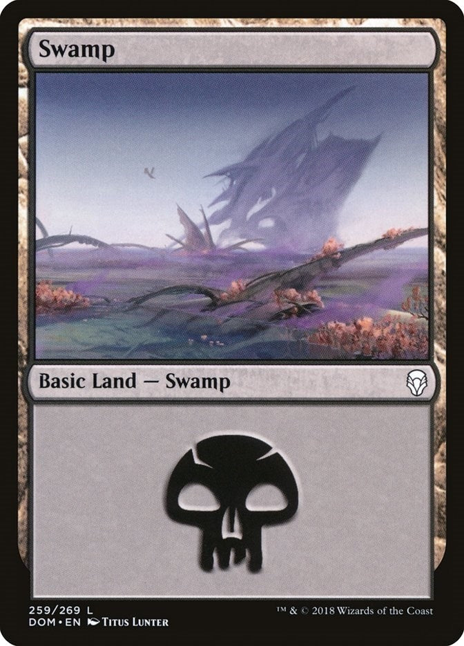 Image for Swamp (259) (Dominaria) (259) - Magic: The Gathering