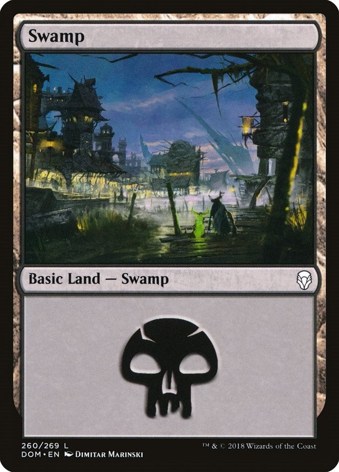 Image for Swamp (260) (Dominaria) (260) - Magic: The Gathering