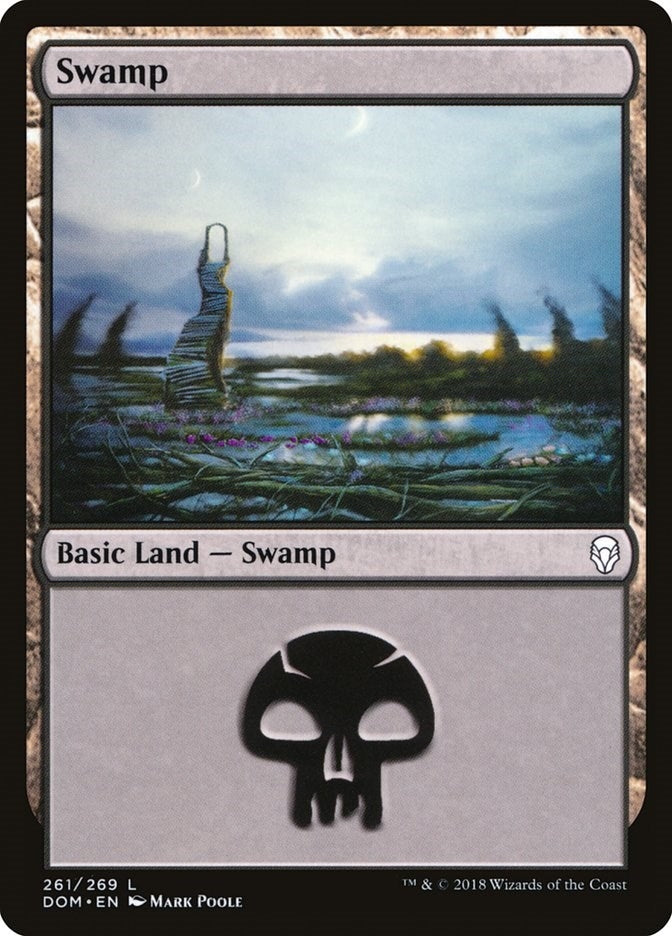Image for Swamp (261) (Dominaria) (261) - Magic: The Gathering