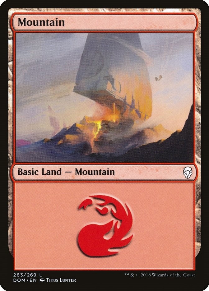 Image for Mountain (263) (Dominaria) (263) - Magic: The Gathering