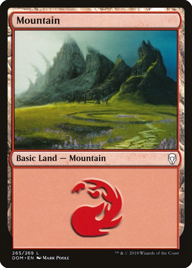 Image for Mountain (265) (Dominaria) (265) - Magic: The Gathering