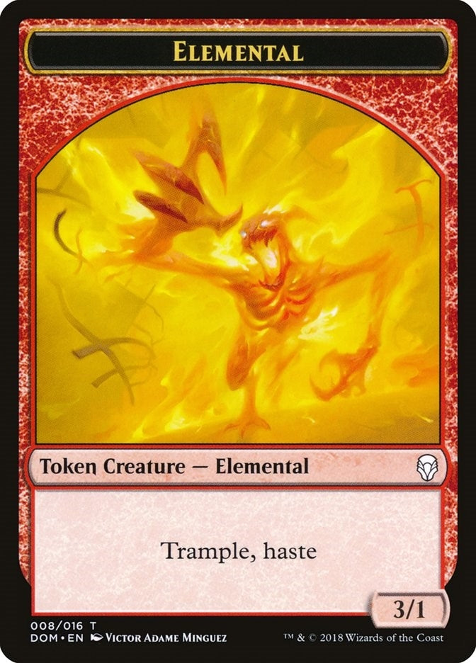 Image for Elemental Token (Dominaria) (8) - Magic: The Gathering