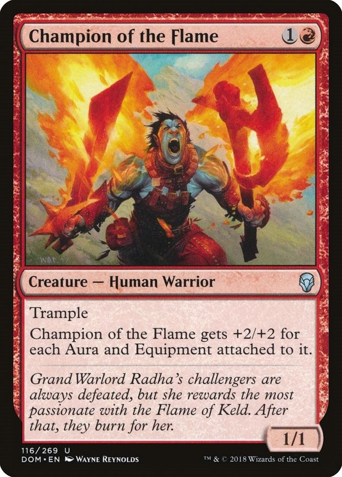 Image for Champion of the Flame (Dominaria) (116) - Magic: The Gathering