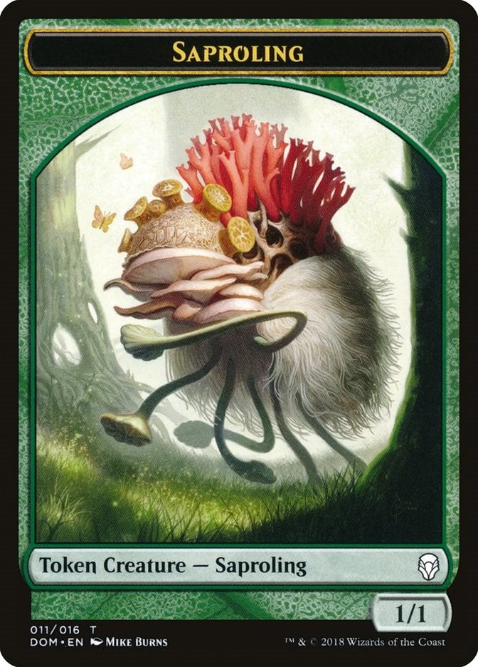 Image for Saproling Token (011) (Dominaria) (11) - Magic: The Gathering