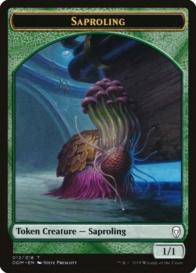 Image for Saproling Token (012) (Dominaria) (12) - Magic: The Gathering
