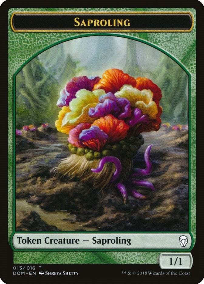 Image for Saproling Token (013) (Dominaria) (13) - Magic: The Gathering