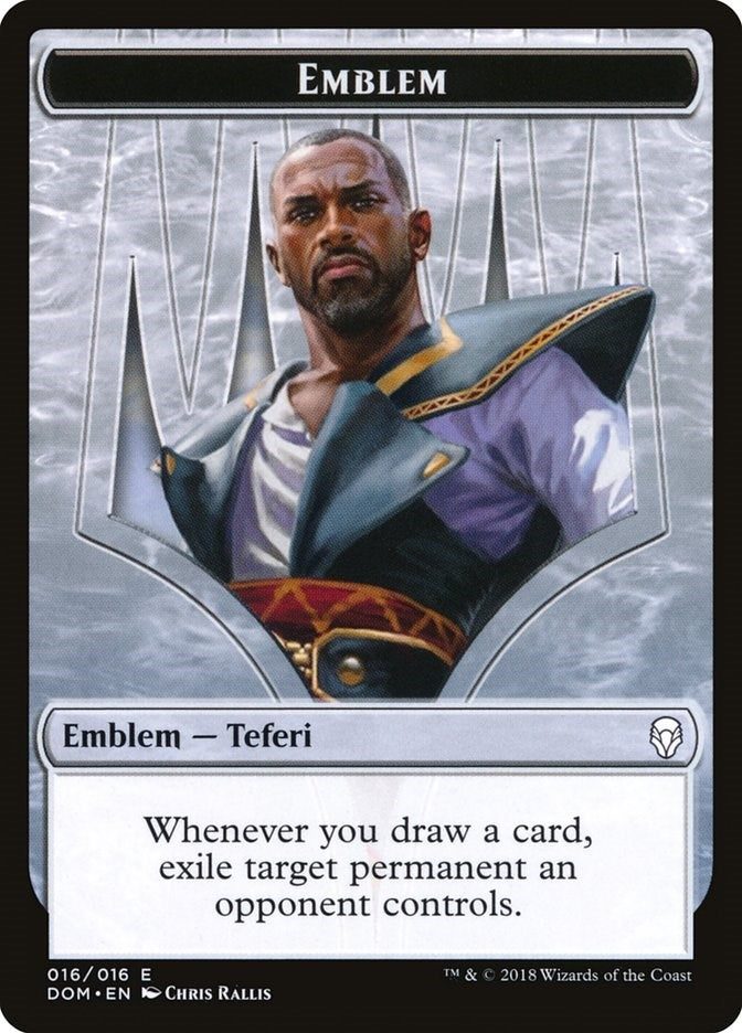 Image for Emblem - Teferi, Hero of Dominaria (Dominaria) (16) - Magic: The Gathering