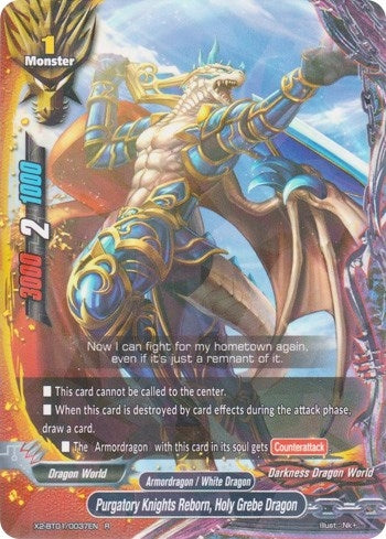 Image for Purgatory Knights Reborn, Holy Grebe Dragon (Buddy Legends) (X2-BT01/0037EN) - Future Card BuddyFight