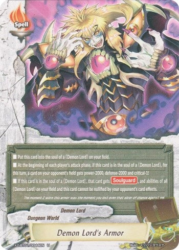 Image for Demon Lord's Armor (Buddy Legends) (X2-BT01/0044EN) - Future Card BuddyFight