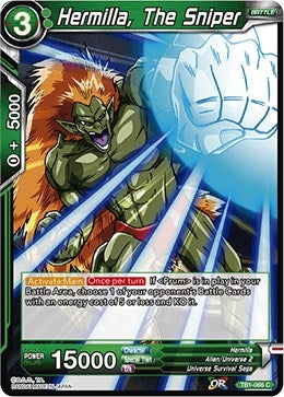 Image for Hermilla, The Sniper (Tournament of Power) (TB1-066) - Dragon Ball Super: Masters