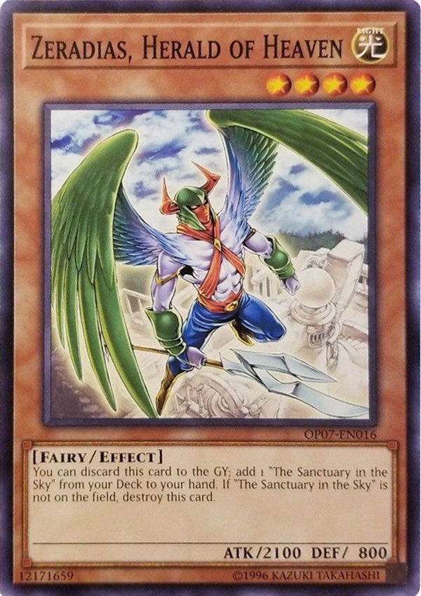 Image for Zeradias, Herald of Heaven (OTS Tournament Pack 7) (OP07-EN016) - YuGiOh