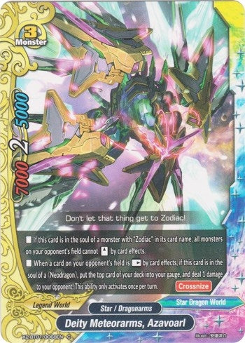 Image for Deity Meteorarms, Azavoarl (Buddy Legends) (X2-BT01/0068EN) - Future Card BuddyFight