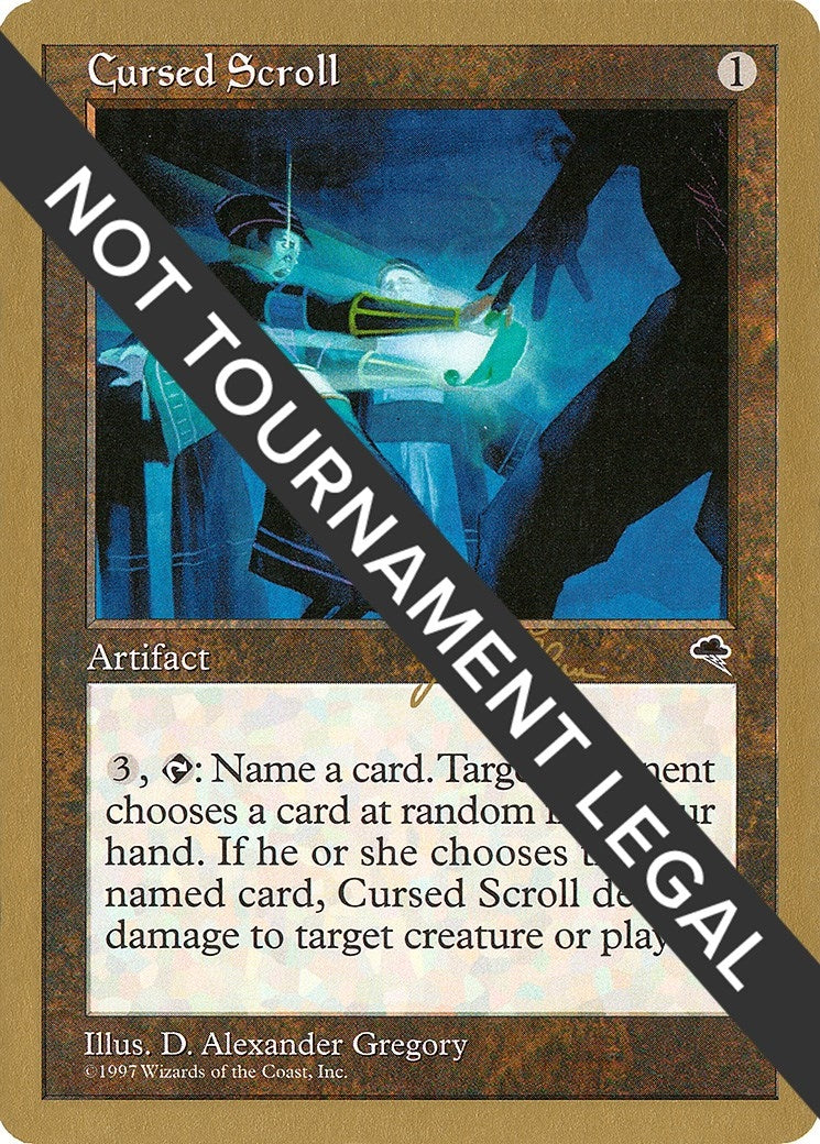Image for Cursed Scroll - 1999 Jakub Slemr (TMP) (World Championship Decks) - Magic: The Gathering