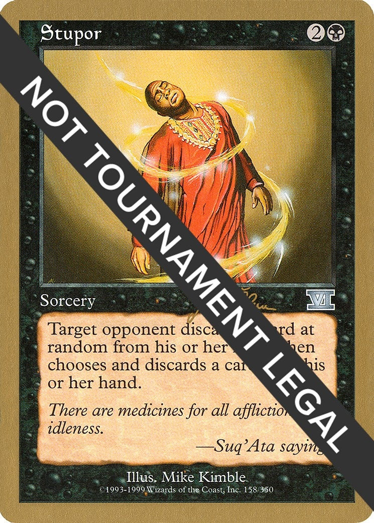 Image for Stupor - 1999 Jakub Slemr (6ED) (World Championship Decks) - Magic: The Gathering