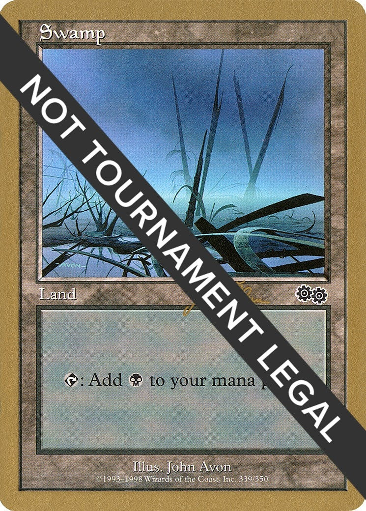 Image for Swamp (339) - 1999 Jakub Slemr (USG) (World Championship Decks) - Magic: The Gathering