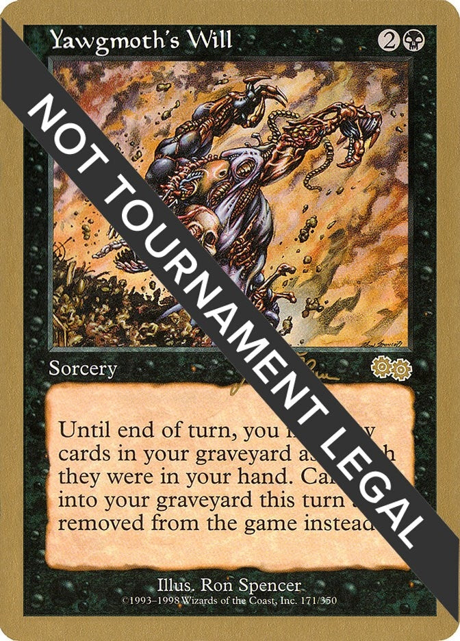 Image for Yawgmoth's Will - 1999 Jakub Slemr (USG) (World Championship Decks) - Magic: The Gathering