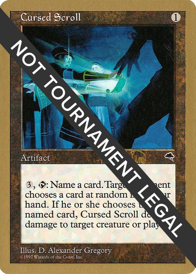 Image for Cursed Scroll - 1999 Mark Le Pine (TMP) (World Championship Decks) - Magic: The Gathering