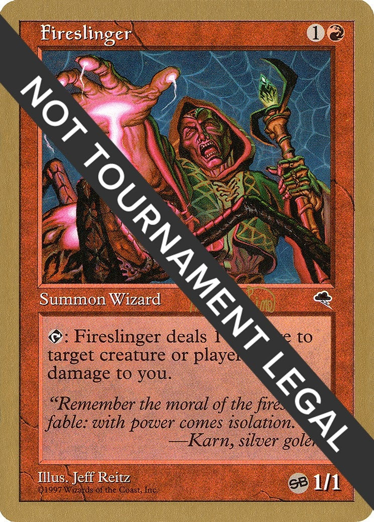 Image for Fireslinger - 1999 Mark Le Pine (TMP) (SB) (World Championship Decks) - Magic: The Gathering