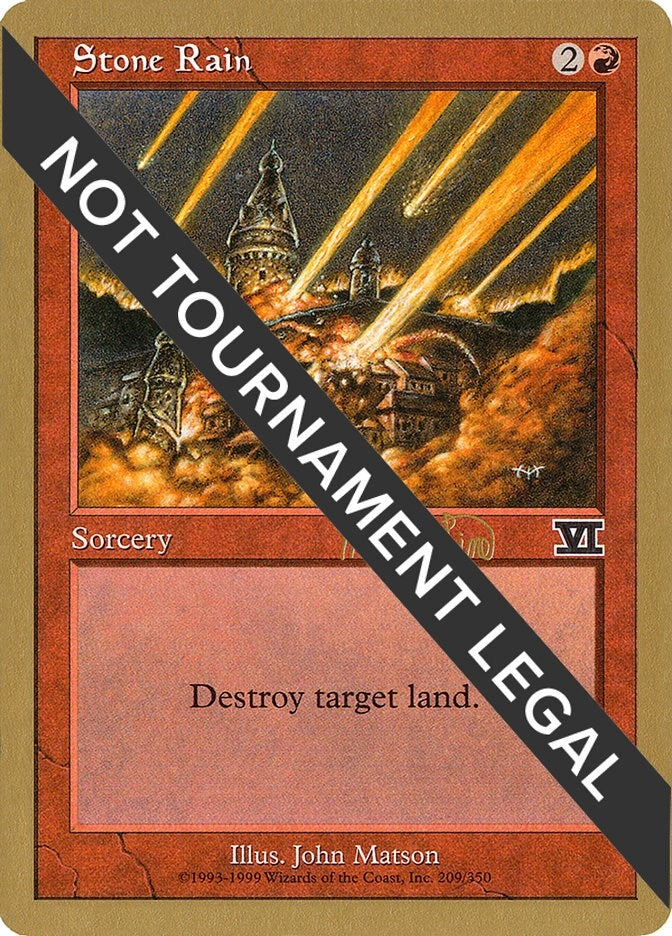 Image for Stone Rain - 1999 Mark Le Pine (6ED) (World Championship Decks) - Magic: The Gathering