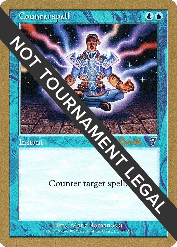 Image for Counterspell - 2001 Alex Borteh (7ED) (World Championship Decks) - Magic: The Gathering