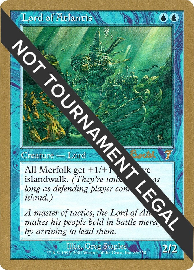 Image for Lord of Atlantis - 2001 Alex Borteh (7ED) (World Championship Decks) - Magic: The Gathering
