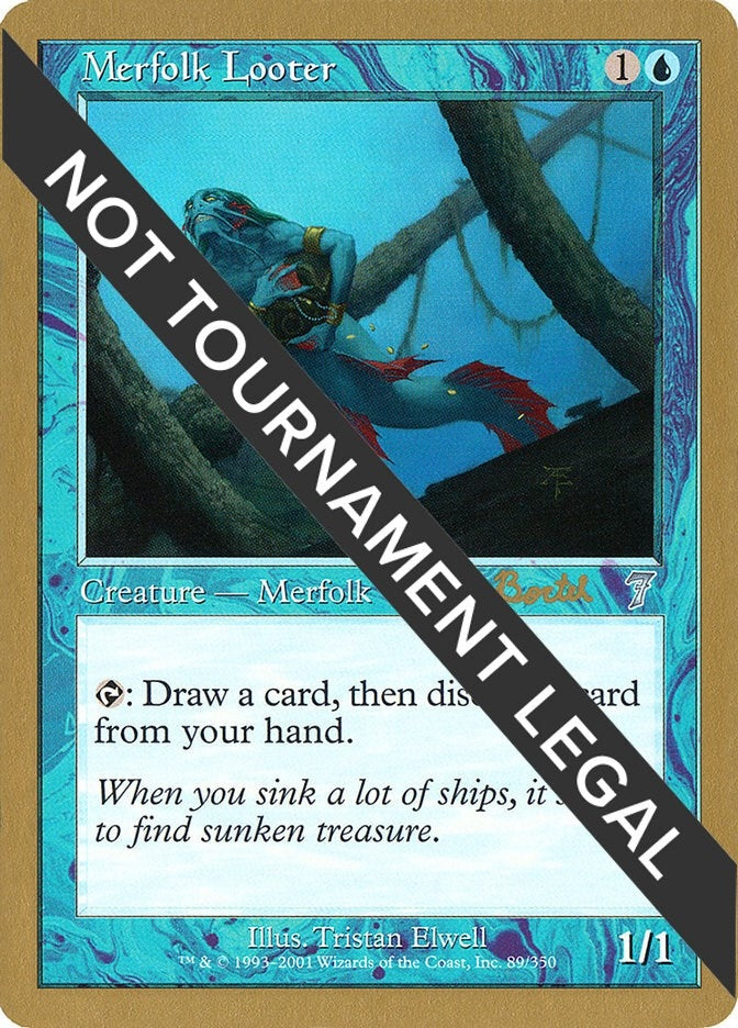 Image for Merfolk Looter - 2001 Alex Borteh (7ED) (World Championship Decks) - Magic: The Gathering