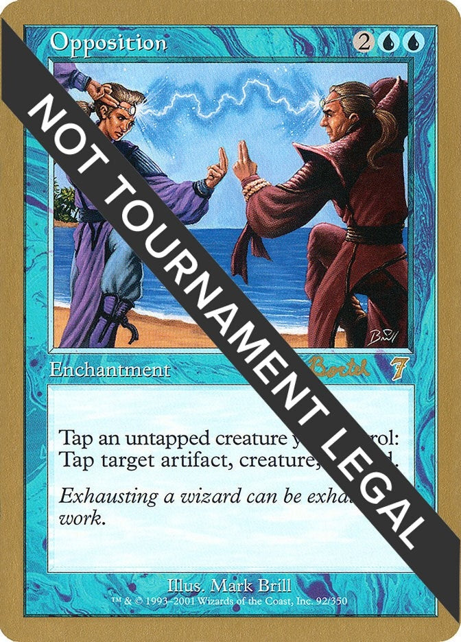 Image for Opposition - 2001 Alex Borteh (7ED) (World Championship Decks) - Magic: The Gathering