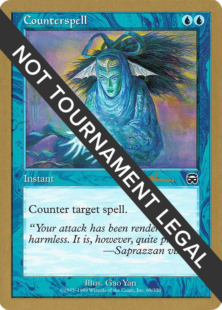 Image for Counterspell - 2001 Antoine Ruel (MMQ) (World Championship Decks) - Magic: The Gathering