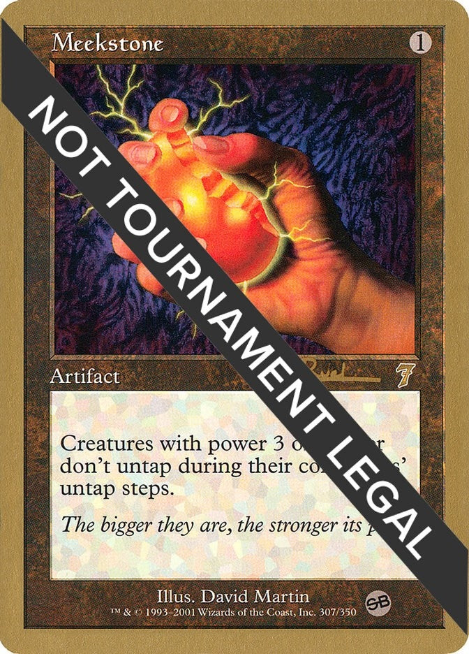 Image for Meekstone - 2001 Antoine Ruel (7ED) (SB) (World Championship Decks) - Magic: The Gathering