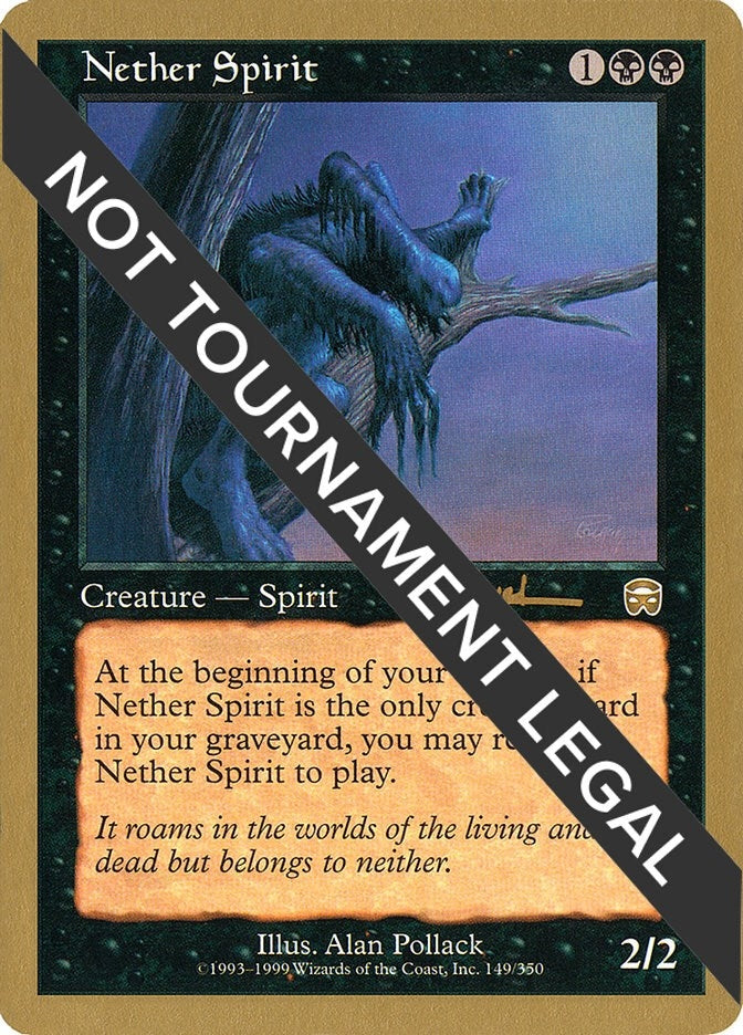 Image for Nether Spirit - 2001 Antoine Ruel (MMQ) (World Championship Decks) - Magic: The Gathering
