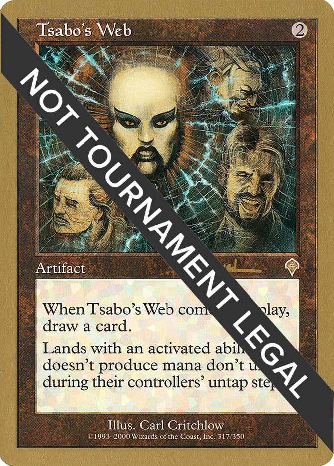 Image for Tsabo's Web - 2001 Antoine Ruel (INV) (World Championship Decks) - Magic: The Gathering