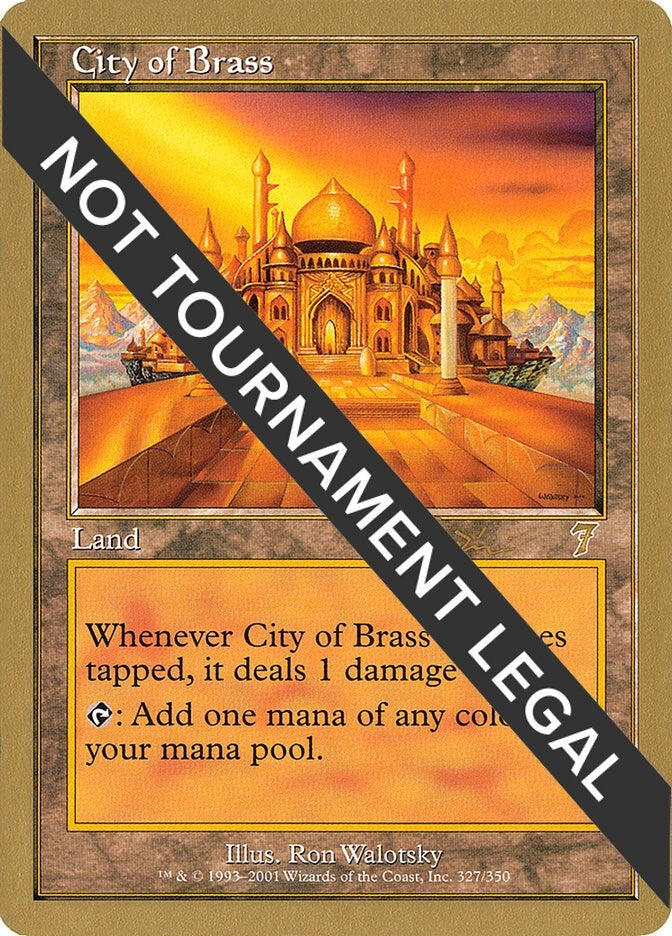 Image for City of Brass - 2001 Jan Tomcani (7ED) (World Championship Decks) - Magic: The Gathering