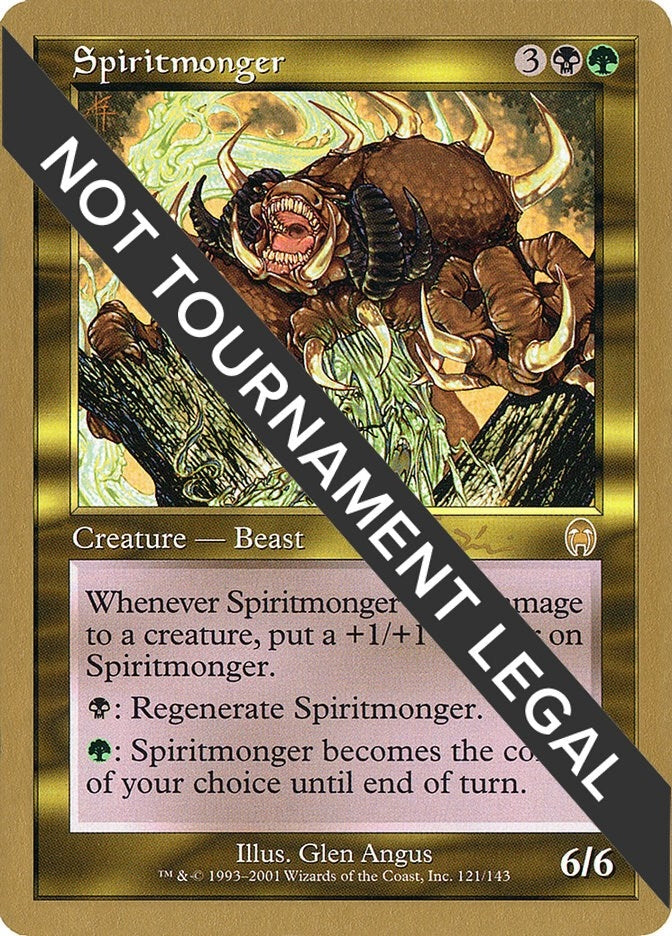 Image for Spiritmonger - 2001 Jan Tomcani (APC) (World Championship Decks) - Magic: The Gathering