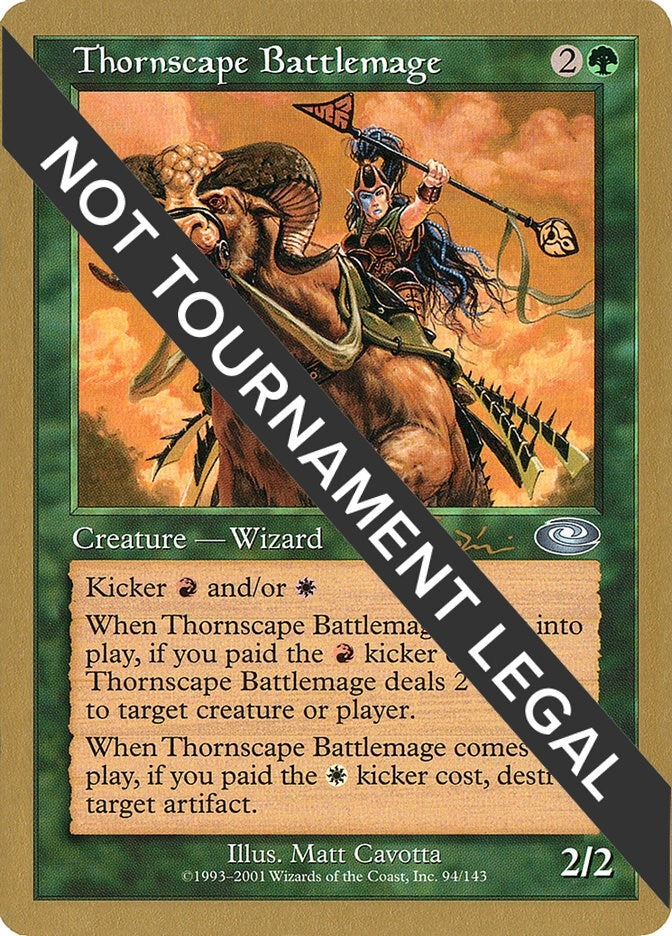 Image for Thornscape Battlemage - 2001 Jan Tomcani (PLS) (World Championship Decks) - Magic: The Gathering