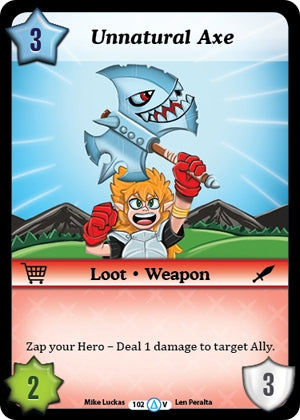 Image for Unnatural Axe (Season 1) (102) - Munchkin CCG