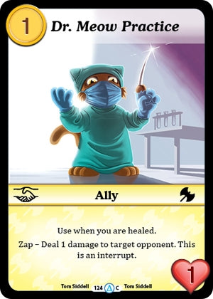 Image for Dr. Meow Practice (Season 1) (124) - Munchkin CCG