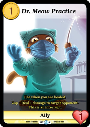 Image for Dr. Meow Practice (Alt 1) (Season 1) (127) - Munchkin CCG