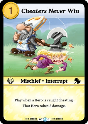 Image for Cheaters Never Win (Season 1) (147) - Munchkin CCG
