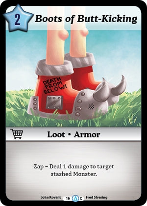 Image for Boots of Butt-Kicking (Season 1) (16) - Munchkin CCG