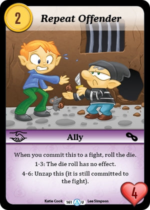 Image for Repeat Offender (Season 1) (161) - Munchkin CCG
