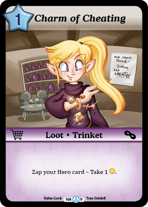 Image for Charm of Cheating (Season 1) (168) - Munchkin CCG