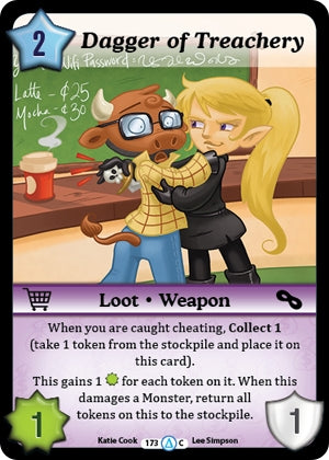 Image for Dagger of Treachery (Season 1) (173) - Munchkin CCG