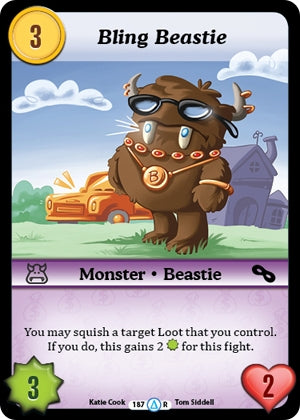Image for Bling Beastie (Season 1) (187) - Munchkin CCG