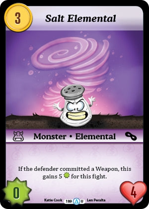 Image for Salt Elemental (Season 1) (189) - Munchkin CCG