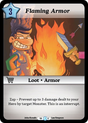 Image for Flaming Armor (Season 1) (19) - Munchkin CCG