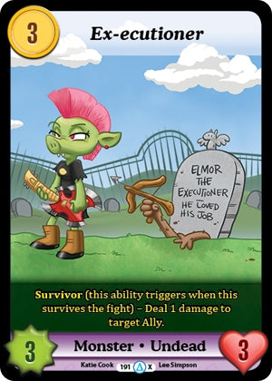 Image for Ex-ecutioner (Alt 1) (Season 1) (191) - Munchkin CCG